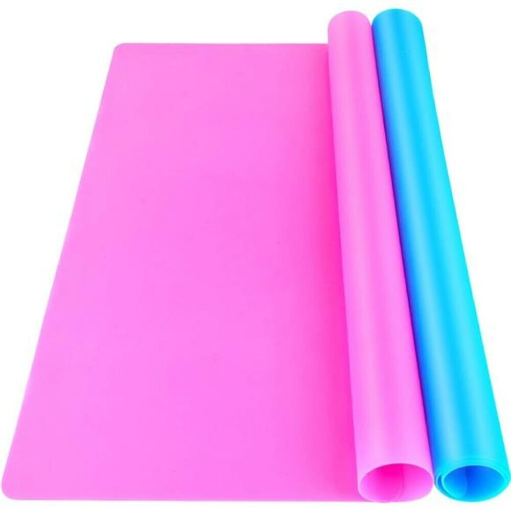 Silicone Craft Mat 2 Pack Nonstick Heat Resistant Resin Paint Clay Jewelry Makin